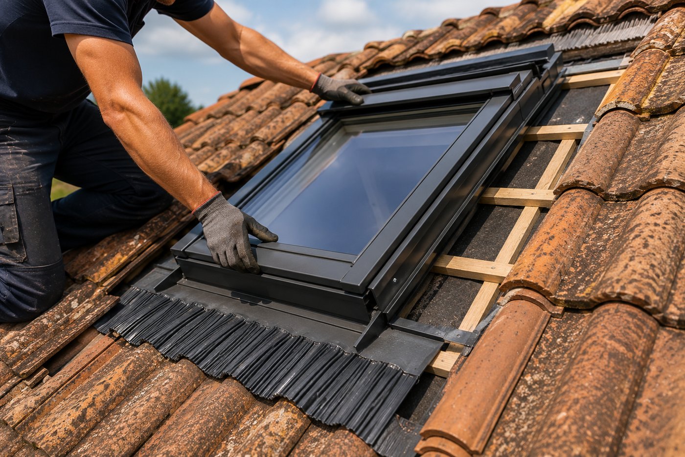 Installation et remplacement de Velux — SN Couverture, couvreur dans les Côtes-d'Armor